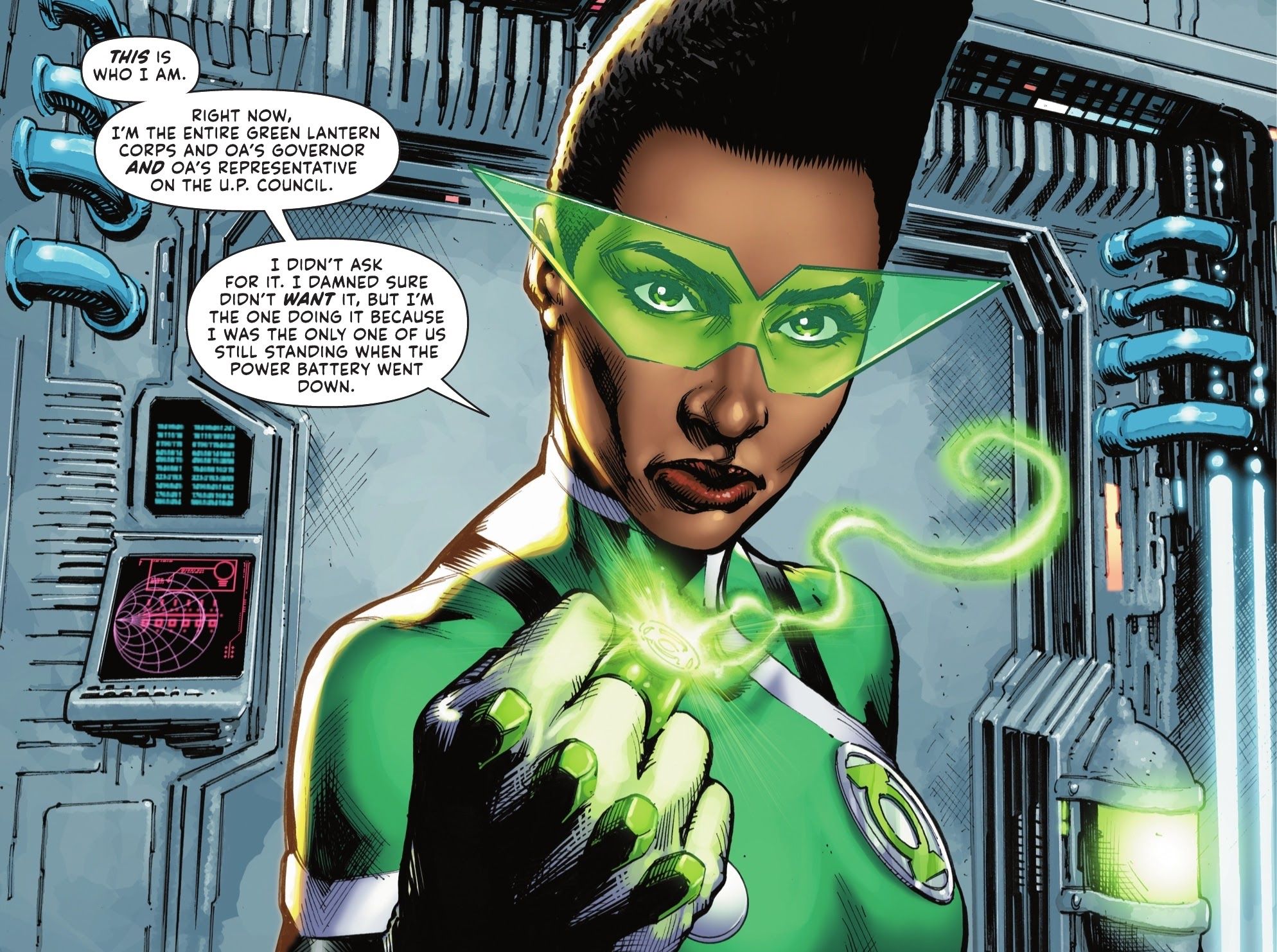 Jo Mullein - The Green Lantern of the Far Sector